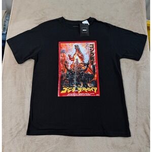 Godzilla vs Destoroyah T-Shirt Mens Large Black Movie Poster Graphic Tee New